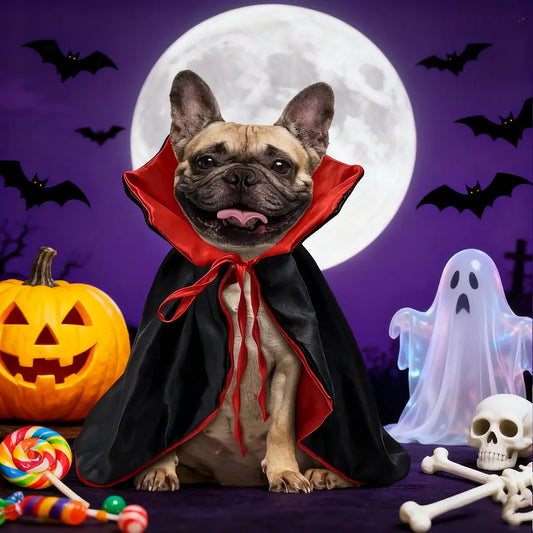 Halloween Vampire Count Pet Cloak