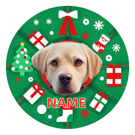 Weihnachtsgeschenk personalisiertes Haustierporträtteppich