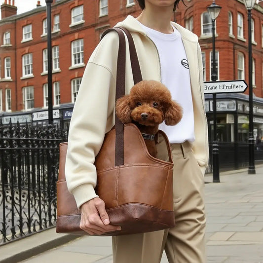 PU Portable Small Pet Carrier Bag