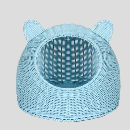 Rattan Cat Bed Stylish Wicker Cat Beds Pet Furniture