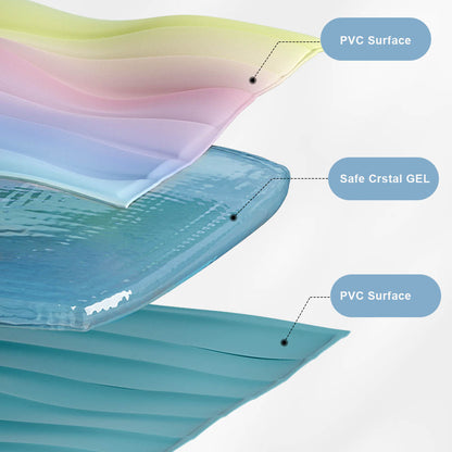 Rainbow Pet Cooling Gel Mat For Dogs Cats – Non-Toxic Ice Pad for Dogs & Cats (No Freezing Needed)