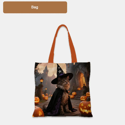 Halloween Limited – Custom Pet Portrait Tote Bag