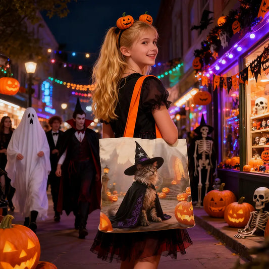Halloween Limited – Custom Pet Portrait Tote Bag