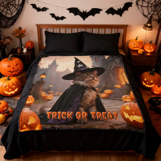 Halloween Custom Pet Blanket