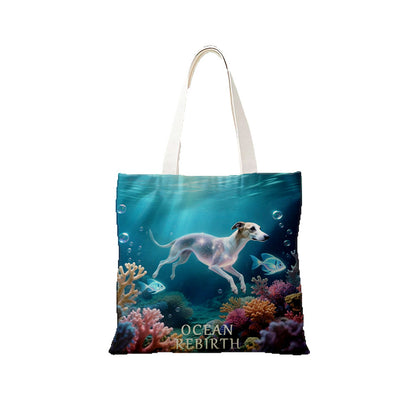 Ocean Rebirth – maßgeschneiderte Tierthemen-Canvas-Taschen