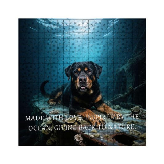 Persönlich gestaltetes Puzzle mit einem Haustierporträt